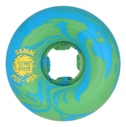 Santa Cruz Vomit Mini Slime Balls Greyson Fletcher Skateboard Wheels 56MM 99A inside