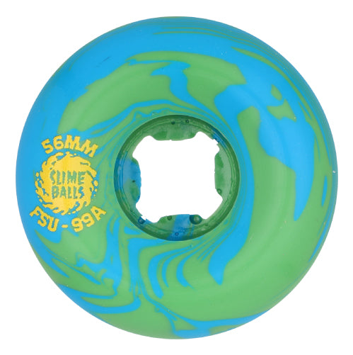 Santa Cruz Vomit Mini Slime Balls Greyson Fletcher Skateboard Wheels 56MM 99A inside