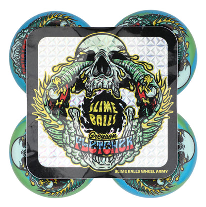 Santa Cruz Vomit Mini Slime Balls Greyson Fletcher Skateboard Wheels 56MM 99A  packaged