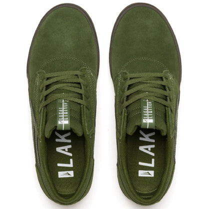 Lakai Griffin Skateboarding Shoe - Olive/Gum