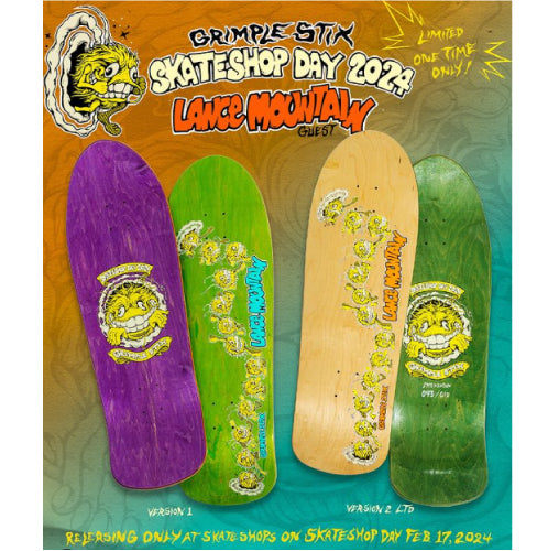Planche Skate Lance Mountain X Grimple Stix édition Limitée #358/610 - Skateshop Day 2024
