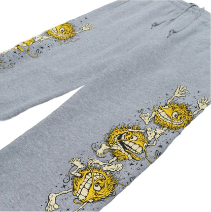 Antihero GrimpleStack Sweatpants - Grey Heather