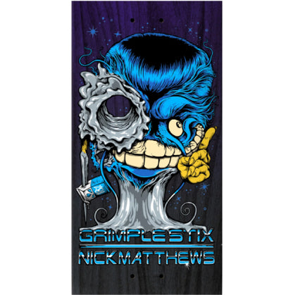Antihero Grimple Stix Matthews Grimplenator Skateboard Deck 8.5" graphic