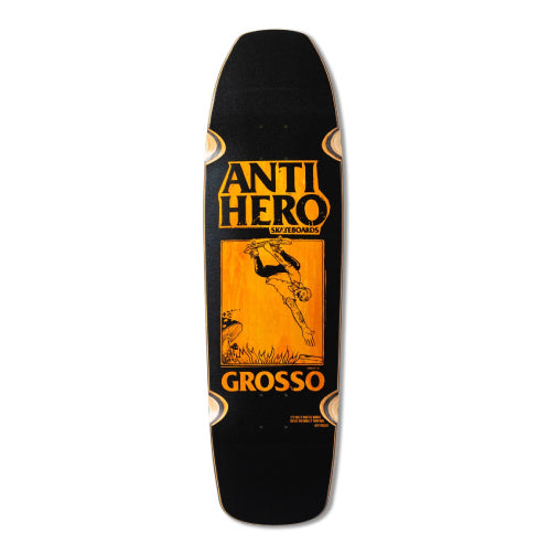 Antihero Grosso LG SSD25 Black/Veneer Skateboard Deck 9.25"