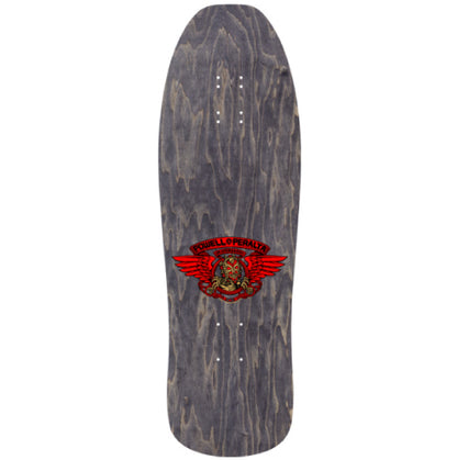 Powell Peralta Guerrero Mask Reissue Skateboard Deck Black/Gold Foil 10" top