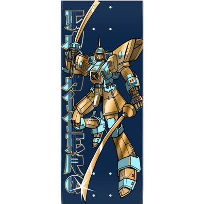 Powell Peralta Flight Caballero Gundam Skateboard Deck Blue 8.5" graphic