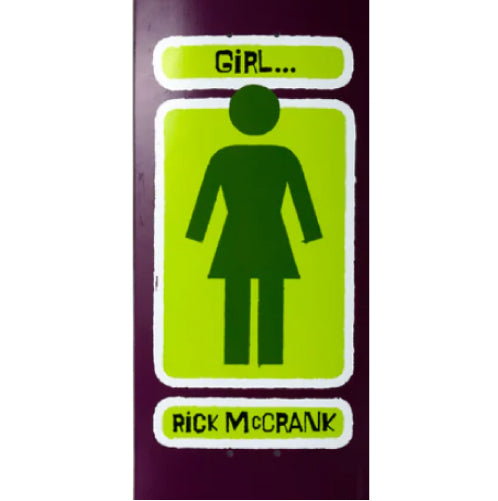 Girl McCrank Hand Shakers Skateboard Deck 8.5"