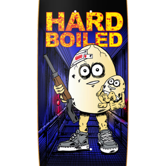 Heroin Hard Boiled Symmetrical Skateboard Deck 9.25" graphic