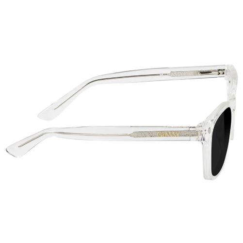 Glassy Harper Premium Polarized Sunglasses - Clear/Black