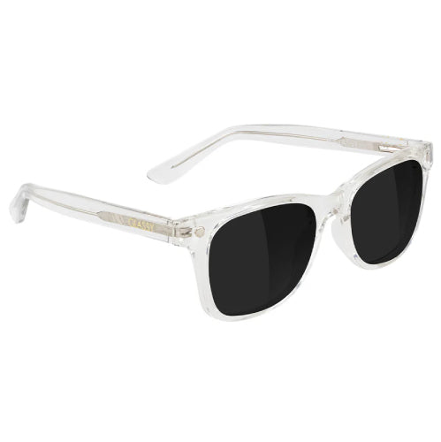 Glassy Harper Premium Polarized Sunglasses - Clear/Black