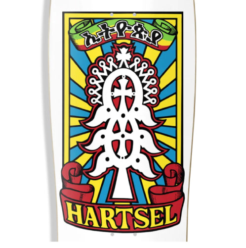 World Industries Jeff Hartsel Yout Model Skateboard Deck 9.4375" graphic