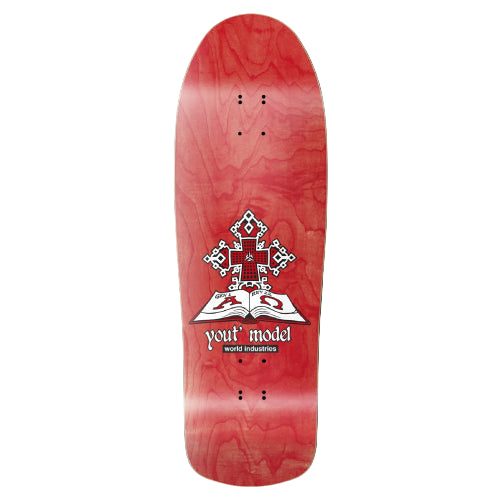 World Industries Jeff Hartsel Yout Model Skateboard Deck 9.4375" top
