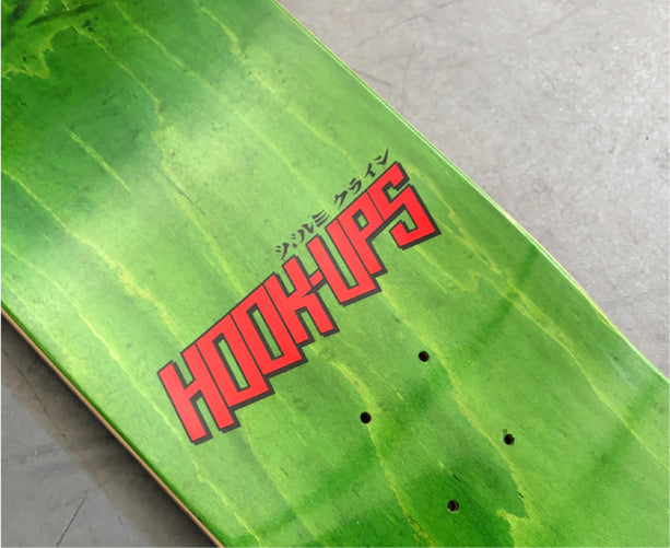 Hook-Ups Hatchet Killer Akiko Skateboard Deck 8.25" top