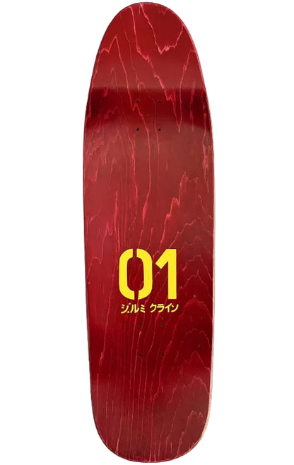 Hook-Ups Jeremy Klein Hatsune Skateboard Deck Purple 9.5" full bottom