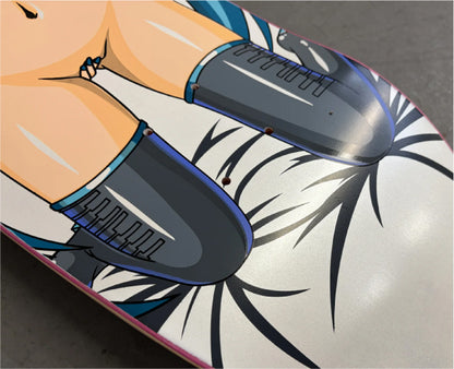 Hook-Ups Jeremy Klein Hatsune Skateboard Deck Pearl White 8.25"