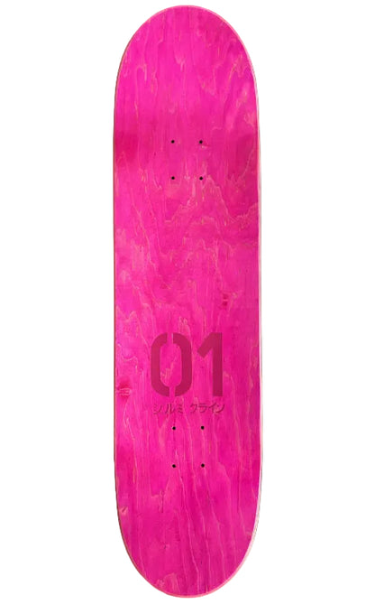 Hook-Ups Jeremy Klein Hatsune Skateboard Deck Pearl White 8.25" top full