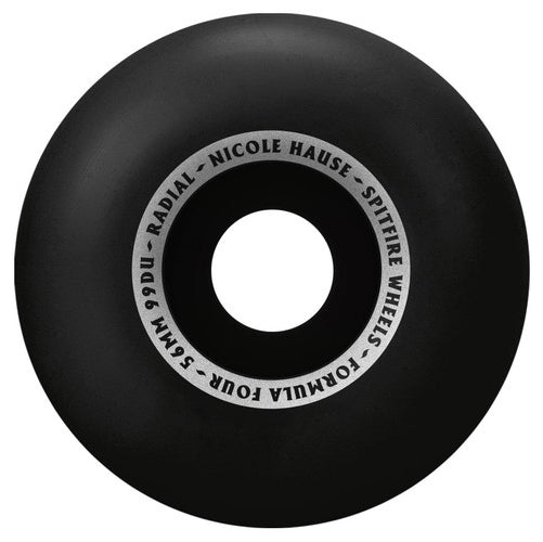 Spitfire F4 Radial Hause Kitted Wheels Black 56MM 99D