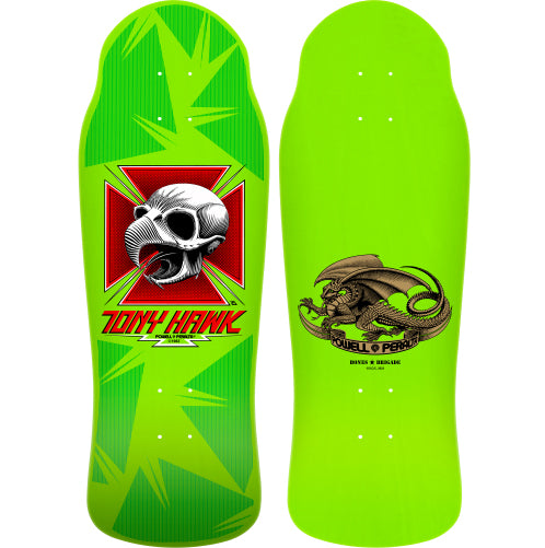 *LIMITED* Powell Peralta Bones Brigade Series 15 TONY HAWK Lime Deck 10.38"