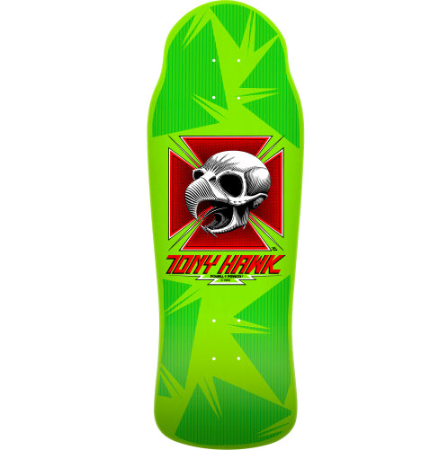 *LIMITED* Powell Peralta Bones Brigade Series 15 TONY HAWK Lime Deck 10.38"