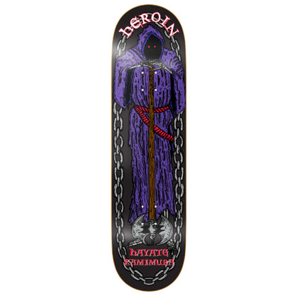 Heroin KO2 Hayate Axeman Skateboard Deck 8.25" full