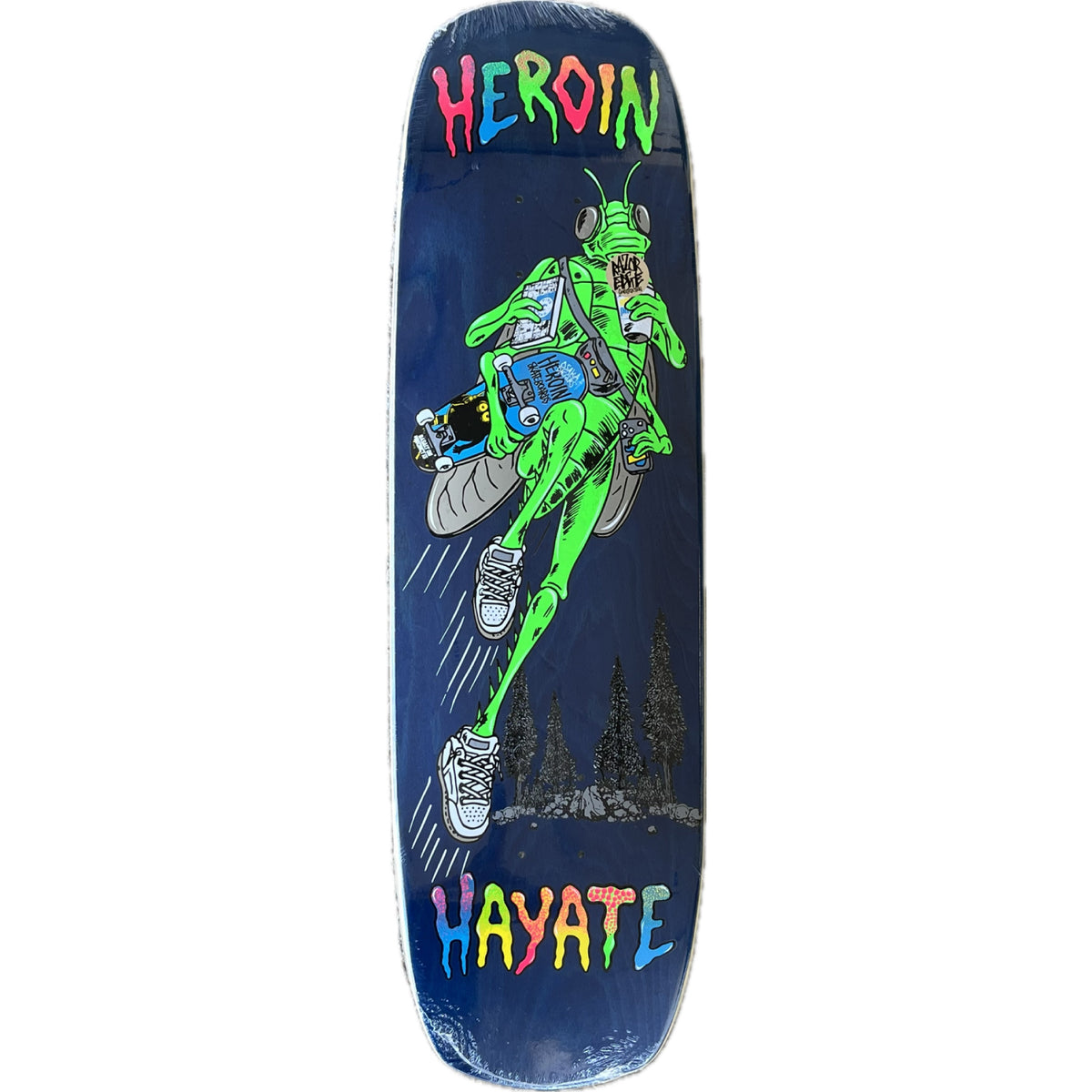Heroin Hayate Bug Symmetrical Skateboard Deck 8.88"