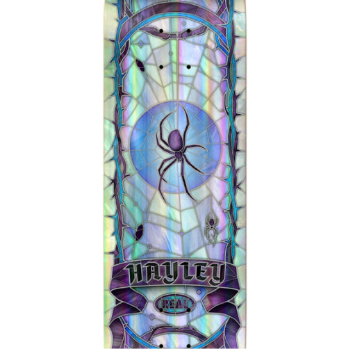 Real Hayley True Fit Cathedral Holographic Skateboard Deck 8.06" graphic