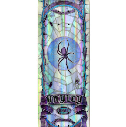 Real Hayley True Fit Cathedral Holographic Skateboard Deck 8.06" graphic