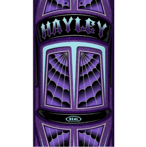 Real True Fit Hayley Threadline Skateboard Deck 8.38" graphic