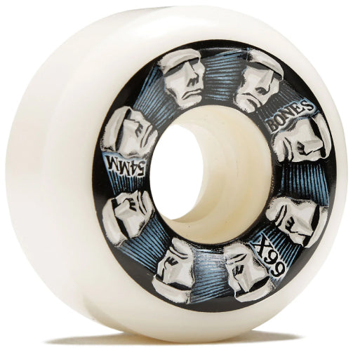 Bones X-Formula V5 Sidecut Head Rush Skateboard Wheels 54MM 99A