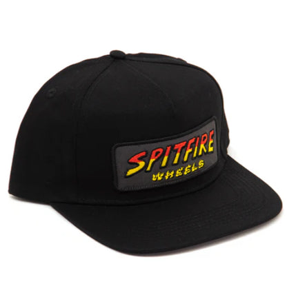 Spitfire Hellhounds Script Patch Snapback Hat - Black