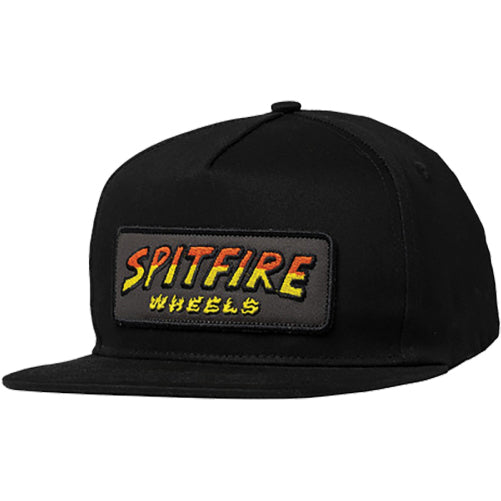 Spitfire Hellhounds Script Patch Snapback Hat - Black