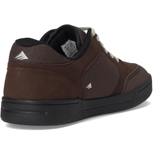 Emerica Heritic Skate Shoe - Brown/Black/Tan back