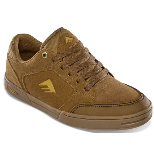 Emerica Heritic Skate Shoe - Brown/Gum profile