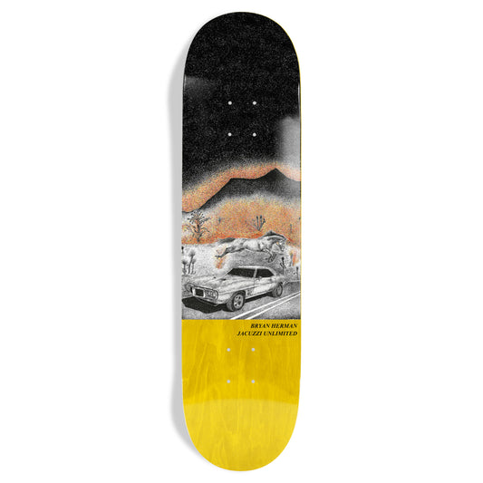 Jacuzzi EX7 Herman Guest Fire Bird Skateboard Deck 8" full bottom
