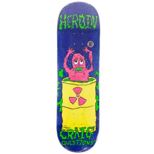 Heroin Craig Questions Dead Toon Skateboard Deck 9.0"