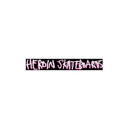 Heroin Pink Mutant Shaped Skateboard Deck 9.5"