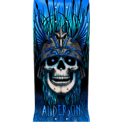 Powell Peralta Anderson Heron Skateboard Deck Blue Foil 8.45" close