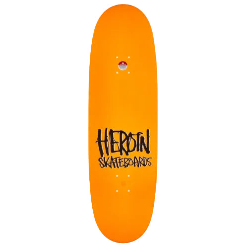 Heroin The Hills Have Eggs Skateboard Deck 9.5" top