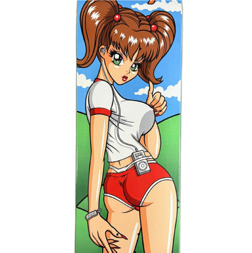 Hook-Ups Hitchhiking Sakura Skateboard Deck 8.25" stock close