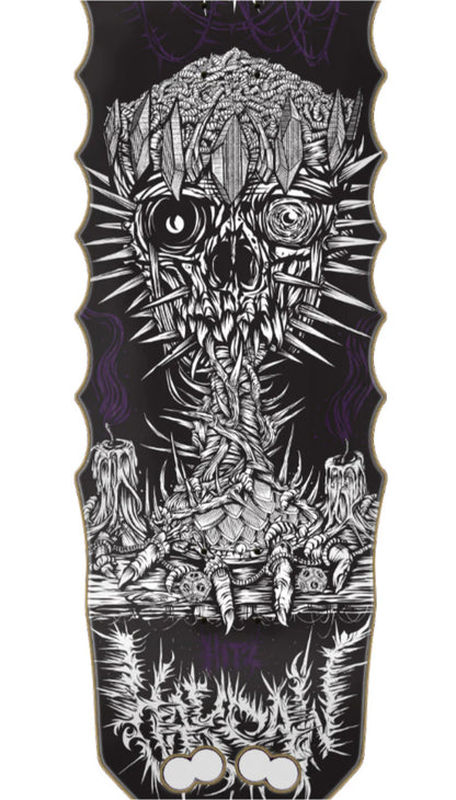 Santa Cruz Hitz Haksaw Grande Pro Skateboard Deck 9.5" close