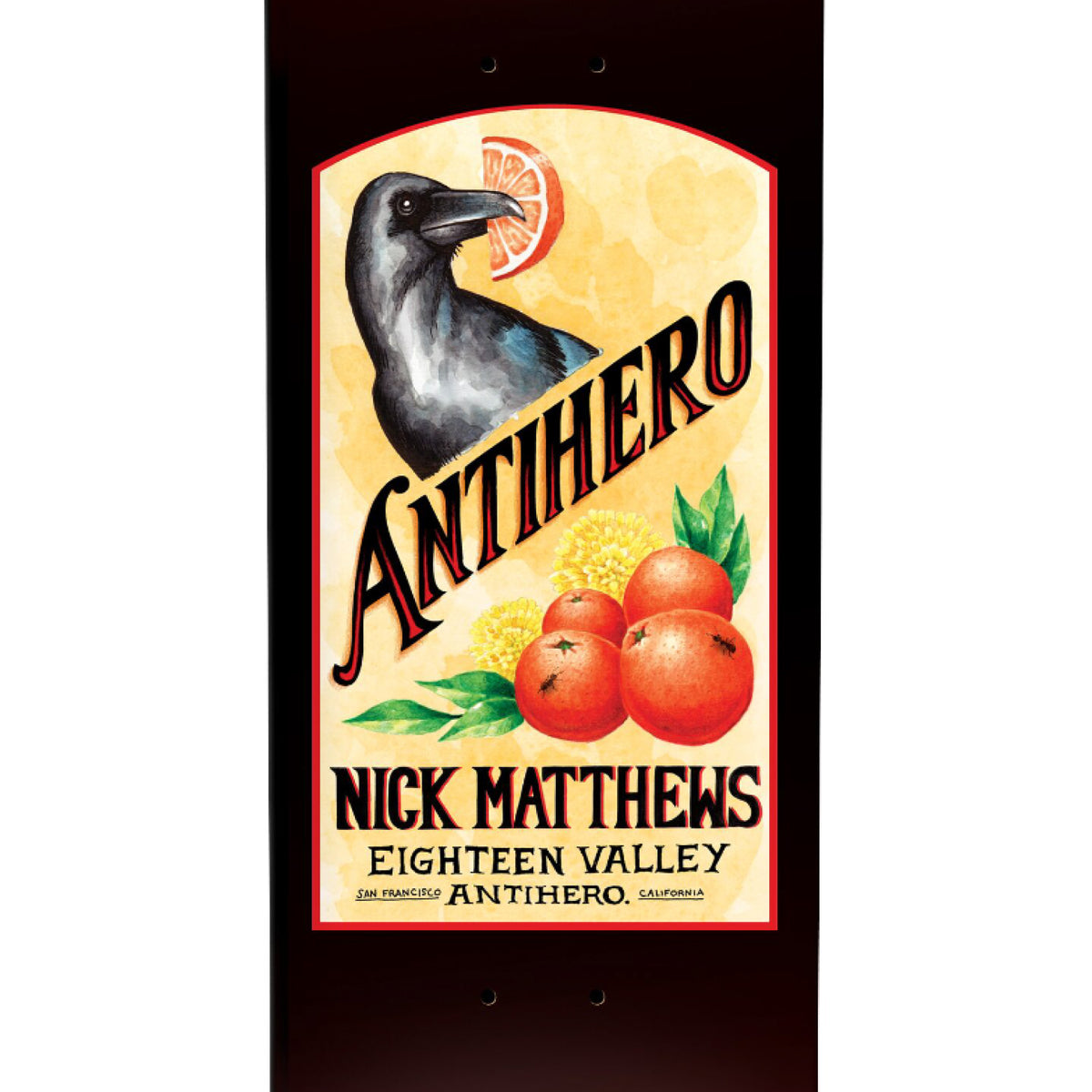Antihero Matthews Homers Pt.2 Skateboard Deck 8.62" graphic