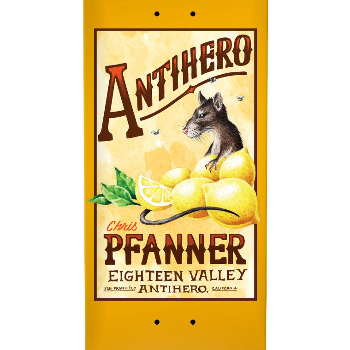 Antihero Pfanner Homers Pt.2 Skateboard Deck 8.25" graphic