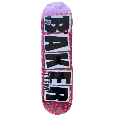 Baker Peterson Hot Cheetah Brand Logo Skateboard Deck 8.25"