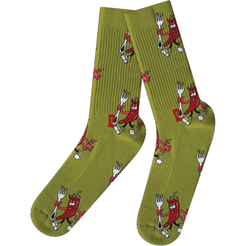 Psockadelic Hot Hell Crew Socks