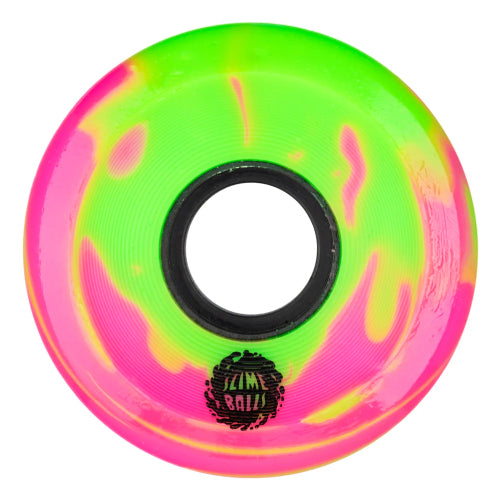 Santa Cruz OG Slime Balls Jay Howell Skateboard Wheels Pink/Green Swirl 60MM 78A