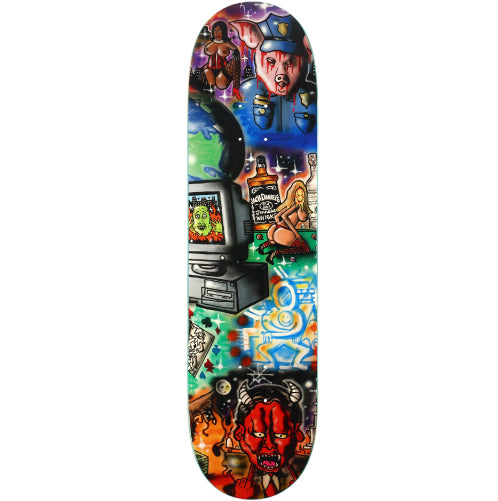 Baker Allen Hummus Skateboard Deck 8.38"