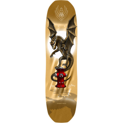 Powell Peralta Andy Anderson Hydrant Vajra Flight Skateboard Deck Gold 8.4"