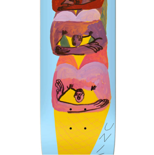 Unity Ice Cream Cone Skateboard Deck 8.06" graphic