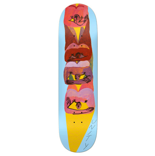 Unity Ice Cream Cone Skateboard Deck 8.06" full bottom