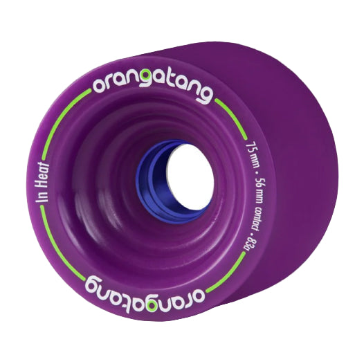 Orangatang In Heat Wheels Purple 75MM 83A profile